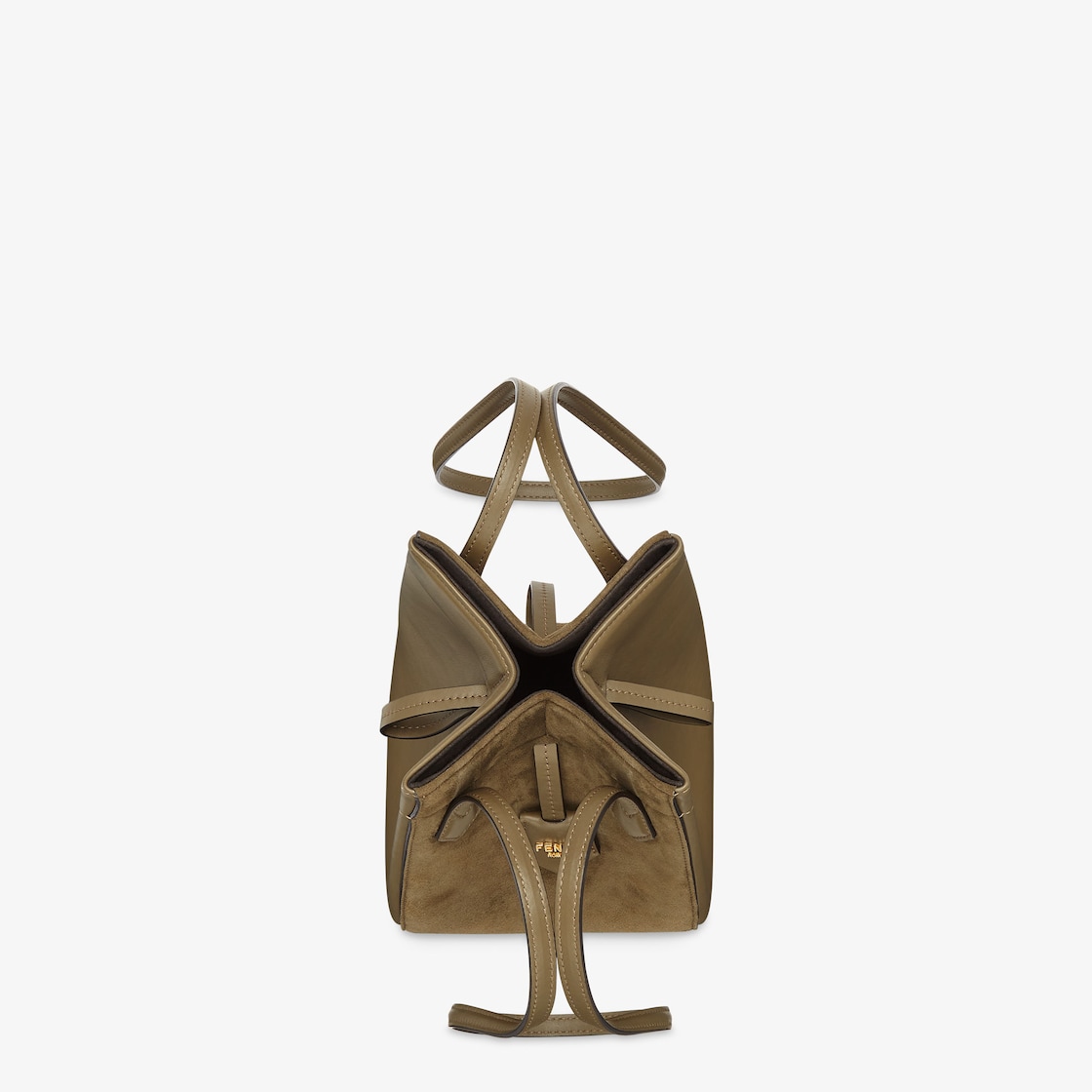 Fendi Origami Mini Transformable Suede and Leather Mini Bag - Image 5